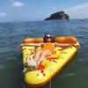 Pool Float Airbeds Water Inflatable Pizza Floating Row Pizza Floating Bed Swimming Water Inflatable Bed Water Hammock for Chilling in The Pool view 3