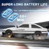 Remote Control Car RC Drift Car 1:16 Scale 4WD 18KM/H High Speed Model Vehicle 2.4GHz with LED Lights Spray Rubber Tire Racing Sport Toy for Adults Boys Girls Kids Gift 2Pcs Rechargeable Batteries view 4
