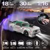Desdoni RC Drift Car 1:16 Scale 4WD High Speed Remote Control Cars Vehicle 2.4GHz with LED Lights Two Batteries and Drifting Tires Racing Sport Toy Cars for Adults Boys Girls Kids view 2