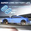 Remote Control Car RC Drift Car 1:16 Scale 4WD 18KM/H High Speed Model Vehicle 2.4GHz with LED Lights Spray Rubber Tire Racing Sport Toy for Adults Boys Girls Kids Gift 2Pcs Rechargeable Batteries view 4
