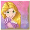 Unique Tangled Rapunzel Party Pack for 16 includes Lunch Plates, Napkins, Table Cover, Birthday Sash view 3