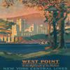 1000 Piece Jigsaw Puzzle | 1920 | West Point, United States Military Academy, in The Highlands of The Hudson. New York Central Lines | Frank Hazell - West Point Military Puzzles for Adults view 1