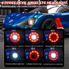 1/16 Fast RC Cars for Adults, RC Drift Car, 38KM/H High-Speed 4WD, Full Proportional Control, 6 LED Light Modes, 2 Rechargeable Batteries, RTR Drifting for Adults, Gift for Boys Kids and Girls view 4