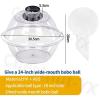 Balloon Stuffing Machine with Balloon Pump Set, Balloon Expander for Stuffing Filling Plush Toys Balloon Bouquets view 4