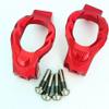 Aluminium Alloy Caster Blocks C Hubs 8932 for Traxxas 1/10 MAXX Newest Wide Maxx - RED view 1