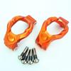 Aluminium Alloy Caster Blocks C Hubs 8932 for Traxxas 1/10 MAXX Newest Wide Maxx - Orange view 1
