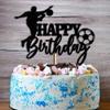 db11 Soccer Happy Birthday Cake Topper-Happy Birthday Cake Decoration-for Boy birthday Soccer Cake Party Decorations Soccer Party Supplies-Soccer Themed Birthday Party Cake Decoration view 3