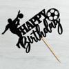 db11 Soccer Happy Birthday Cake Topper-Happy Birthday Cake Decoration-for Boy birthday Soccer Cake Party Decorations Soccer Party Supplies-Soccer Themed Birthday Party Cake Decoration view 4