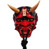 Rvtkak Halloween Samurai Mask, Oni Samurai Hannya Mask, Japanese Cosplay Resin Ghostface Mask Halloween Costume Cosplay Props view 1