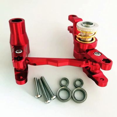 Aluminium Alloy Steering bellcranks servo Saver 8946 for Traxxas 1/10 MAXX Newest Wide Maxx - RED