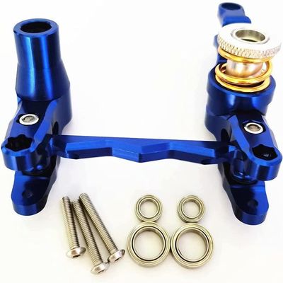 Aluminium Alloy Steering bellcranks servo Saver 8946 for Traxxas 1/10 MAXX Newest Wide Maxx - Blue