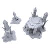 EnderToys Dark Elves Corruption Island & Pillars by Makers Anvil - Compatible with Dungeons and Dragons (DND), 28mm Miniature Wargaming, Tabletop RPGs, Wargame Scenery view 1