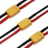 5Pairs XT30 Plug Male Female Connector with 100mm 16AWG Silicone Wire for RC LiPo Battery FPV Drone view 2