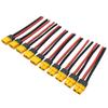 5Pairs XT60H (XT60 Upgrade Plug Male Female Extension Connector Adapter with Sheath Housing with 12AWG 10cm Silicone Wire for RC Lipo Battery FPV Racing Drone view 1