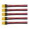 5Pairs XT60H (XT60 Upgrade Plug Male Female Extension Connector Adapter with Sheath Housing with 12AWG 10cm Silicone Wire for RC Lipo Battery FPV Racing Drone view 4