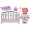 Baby Maziuna Magic Nursery: Doll In Crib - 8" Baby Doll Playset - New Adventures, Children's Pretend Play, Ages 2+ view 1
