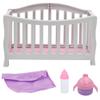 Baby Maziuna Magic Nursery: Doll In Crib - 8" Baby Doll Playset - New Adventures, Children's Pretend Play, Ages 2+ view 3