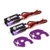 INJORA 050 50T Pro Motor 2pcs High Torque Brushed Motor with Mount for SCX24 Bronco Gladiator C10 JLU Deadbolt B17 Axial Upgrade Parts RC Car Boat Model view 1