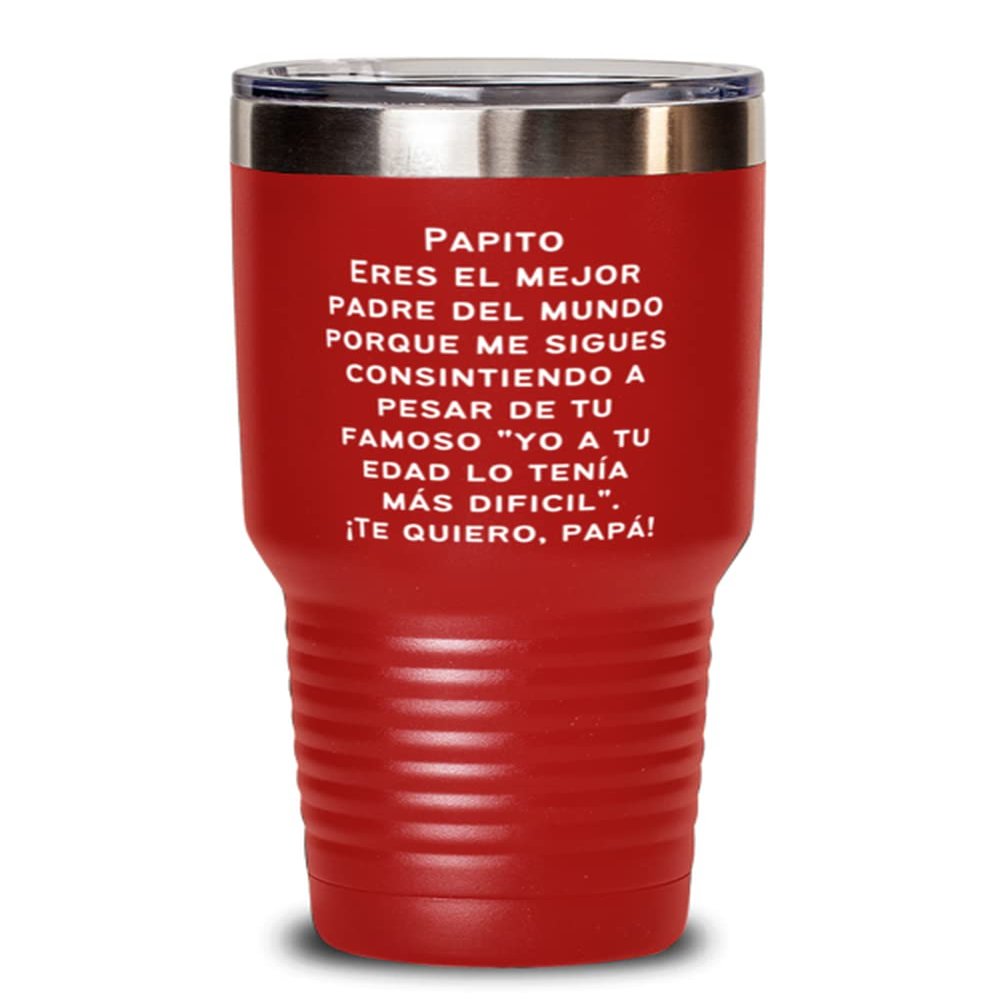 Papito.Eres el mejor padre del mundo porque me sigues consintiendo a pesar de tu famoso