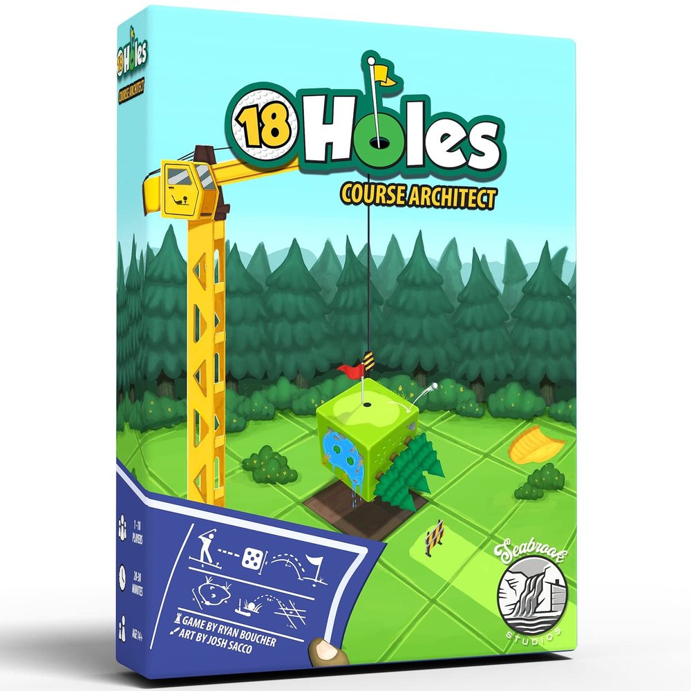 18 Holes: Course Architect roll and Write, Design Your own Golf Course