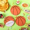 120 Pcs Basketball Party Napkins Basketball Birthday Paper Cocktail Napkins for Sports Themed Party Decorations view 3