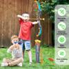 GMAOPHY 2 Pack Bow and Arrow Toy for 5 6 7 8 9 10 11 12 Year Old Boys, Birthday for Kids, Indoor Outdoor Sport Games Toys for Ages 4-8 8-12, LED Light Up Archery Set with 20 Suction Cup Arrows view 4