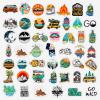 200 PCS Outdoor Hiking Adventure Camping Stickers for Water Bottle, Laptop Decals, Skateboard - Vinyl Waterproof Outdoor Adventure Stickers for Teen Boys Girls view 3