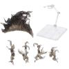 iplusmile Action Figure Stand with Flame Effect Bracket Toy Doll Holder Model Display Rack Stable Black Plastic Base for Collectible Figures and Models view 1