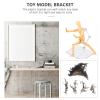 iplusmile Action Figure Stand with Flame Effect Bracket Toy Doll Holder Model Display Rack Stable Black Plastic Base for Collectible Figures and Models view 3