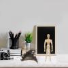iplusmile Action Figure Stand with Flame Effect Bracket Toy Doll Holder Model Display Rack Stable Black Plastic Base for Collectible Figures and Models view 4