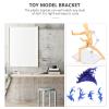 iplusmile Flame Effect Bracket Adjustable Display Stand for Action Figures with Fire Effect Accessories Clear Plastic Toy Model Holder 3.93X3.74X2.95In Portable Stable Base for Collectible Display view 4