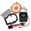 GPM 12Pc Set Upgrades Aluminum 6061-T6 Motor Heatsink with Cooling Fan for 1/8 4Wd Sledge Monster Truck95076-4 (Orange) view 1
