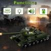 ele ELEOPTION Remote Control RC Tank with Rotating Turret and Sound Tank Toy Gift for Kids Boys Girls 3-8 Years Army Tanks Military Vehicles Toys view 2