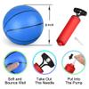 Dilabnba 8 Inch Mini Rubber Replacement Basketball for Toddlers Adults, Toddler Soft Beach Pool Balls, Bouncy Ball Sports Party Game for Kids(4PCS) view 4