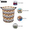 MALIHONG Dog Face Laundry Basket Lovely French Bulldog Dog Mash Face Animal Collapsible Laundry Hamper with Handle Waterproof Fabric Toy Box Clothes Storage Basket for Bedroom Nursery view 4