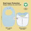 8-Pack Organic Baby Bibs for Boys, Girls - Soft Cotton Drooling and Teething Bibs for Baby Girl & Boy, Extra Absorbent, Easy To Clean & Put On for Toddler, Newborn, Infant 0-24 Months (Dawn) view 3