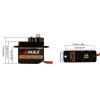 INJORA 2PCS Emax Servo ES08MAII 12g Analog RC Servo for AX24 1/24 RC Crawler Car SCX24 Upgrade Parts RC Car Boat Model view 2