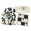 HOLYKING Cloth Chess Set 15.7'' Chess Board Rollup Compact Easy Carry Chessboard, Portable Travel Chess Game Set, Beginner Chess Set for Kids and Adults view 3