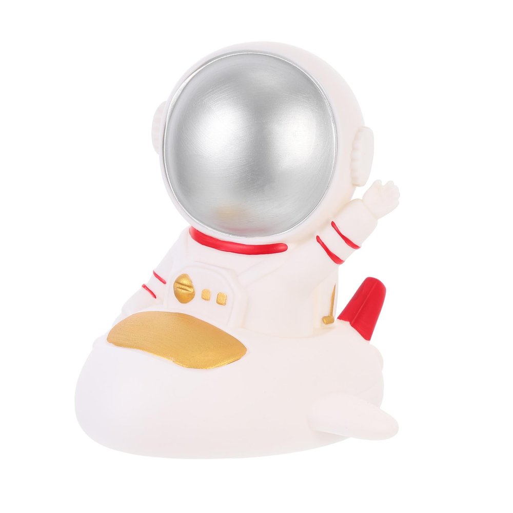 DECHOUS Box Astronaut Coin Bank Kids Money Pot Alcancias De Dinero para Adultos Planet Coin Bank Piggy Bank for Boys Space Theme Decoration Coins PVC Car Child Desk