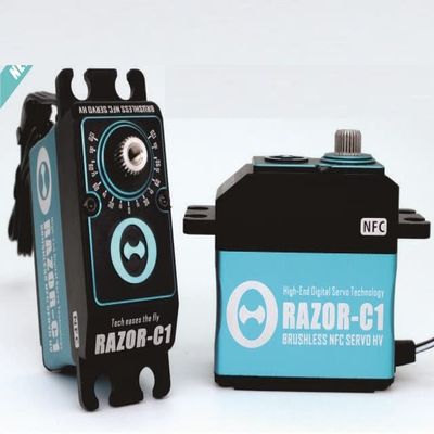Theta-Razor-C1 NFC HV Standard Brushless Servo - RC Helicopter High Voltage, High-Torque, Standard Size Brushless Servo
