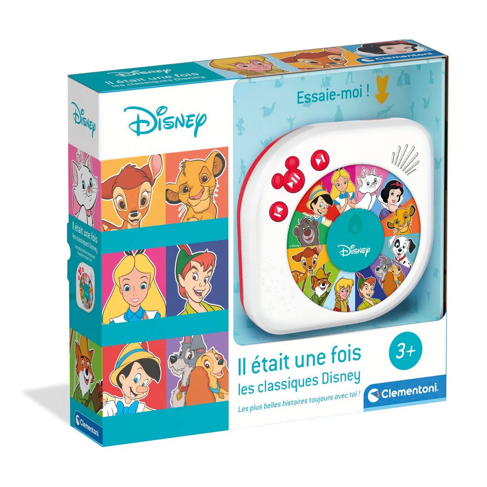 Clementoni - Il tait une fois - Disney Classics - Electronic Toy - Storyteller - Over 1 Hour of Content - for Kids from 3 Years