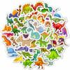 100 Pcs Cute Dinosaur Stickers, Waterproof Vinyl Dino Stickers for Water Bottles, Dinosaur Birthday Favors, Gifts for Men and Women view 1