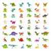 100 Pcs Cute Dinosaur Stickers, Waterproof Vinyl Dino Stickers for Water Bottles, Dinosaur Birthday Favors, Gifts for Men and Women view 4