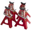 4Pcs Vgoohobby 1/10 RC Scale Toy Decoration Metal RC Jack Toy Stands Simulation Compatible with Traxxas TRX4 Axial SCX10 RC4WD Tamiya CC01 D90 HPI HSP 1/10 RC Climbing Crawler Car (Red) view 2