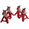 4Pcs Vgoohobby 1/10 RC Scale Toy Decoration Metal RC Jack Toy Stands Simulation Compatible with Traxxas TRX4 Axial SCX10 RC4WD Tamiya CC01 D90 HPI HSP 1/10 RC Climbing Crawler Car (Red) view 3