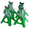 4Pcs Vgoohobby 1/10 RC Scale Toy Decoration Metal RC Jack Toy Stands Simulation Compatible with Traxxas TRX4 Axial SCX10 RC4WD Tamiya CC01 D90 HPI HSP 1/10 RC Climbing Crawler Car (Green) view 2