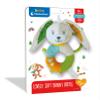 Clementoni - Rabbit Rattle - Lovely Soft Bunny Rattle - Educational Soft Toy - Multi-Sensory Development - Soft Fabric - Easy to Hang - for Children from 0 Months view 2