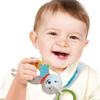 Clementoni - Rabbit Rattle - Lovely Soft Bunny Rattle - Educational Soft Toy - Multi-Sensory Development - Soft Fabric - Easy to Hang - for Children from 0 Months view 4