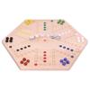 AmishToyBox.com Wahoo Marble Board Game Set, 16" Wide, Maple Wood, Double-Sided view 3