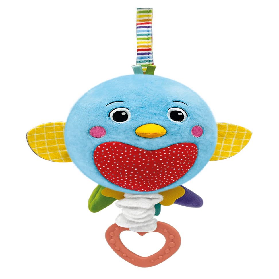 Clementoni - Soft Bird Carillon Newborn, Music Box, Baby Sleep Game 0 Months, Multicolor (17794)